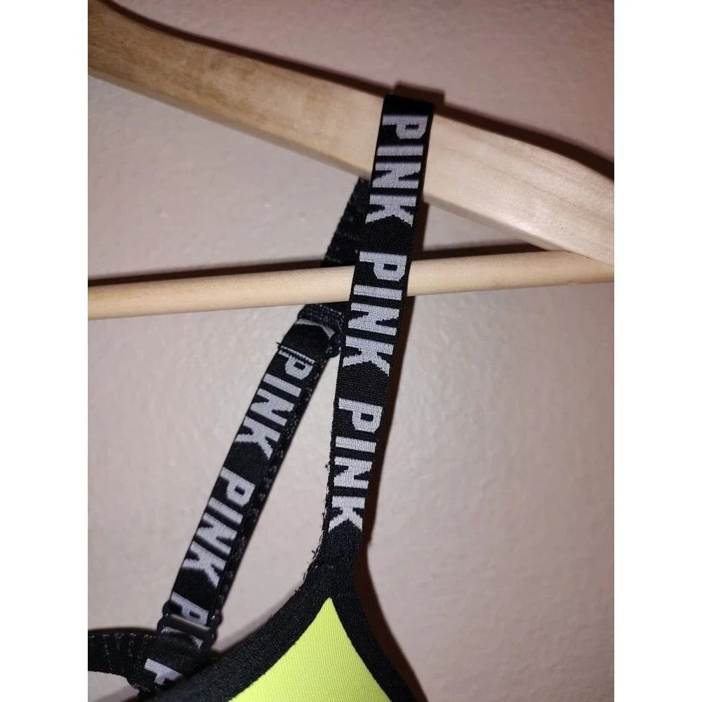 Women's PINK Victoria's Secret Ultimate Yellow Volt Push Bra Bralette Size S